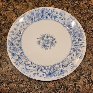 Rare Corelle Vintage Blue 9" Luncheon Plate